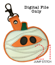 Load image into Gallery viewer, Mummy Pumpkin Fob
