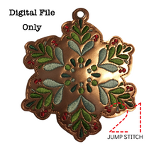 Load image into Gallery viewer, ITH Leaf Flake Ornament
