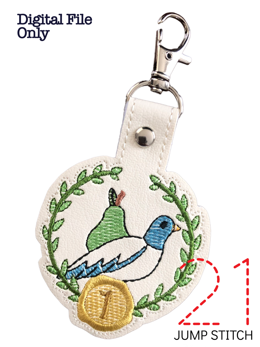 Partridge in a Pear Tree Fob