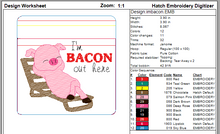 Load image into Gallery viewer, ITH I&#39;m Bacon Out Here 4x4 Zipper Bag
