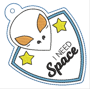 ITH I Need Space Bookmark/Ornament