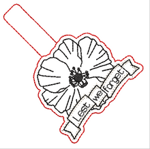 Load image into Gallery viewer, Lest We Forget Poppy Fobs
