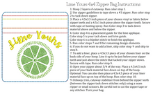 Load image into Gallery viewer, ITH Lime Yours 4x4 Zipper Bag
