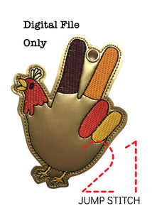 ITH Peace Turkey Ornament