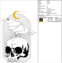 Load image into Gallery viewer, Raven Skull
