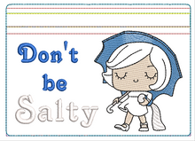 Load image into Gallery viewer, ITH Salt Girl 5x7 Zipper Bag

