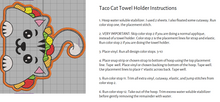 Load image into Gallery viewer, Taco Cat Towel Holder
