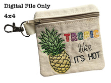 Load image into Gallery viewer, ITH Tropic Like It&#39;s Hot 4x4 Zipper Bag
