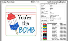 Load image into Gallery viewer, ITH You&#39;re the Bomb 4x4 Zipper Bag
